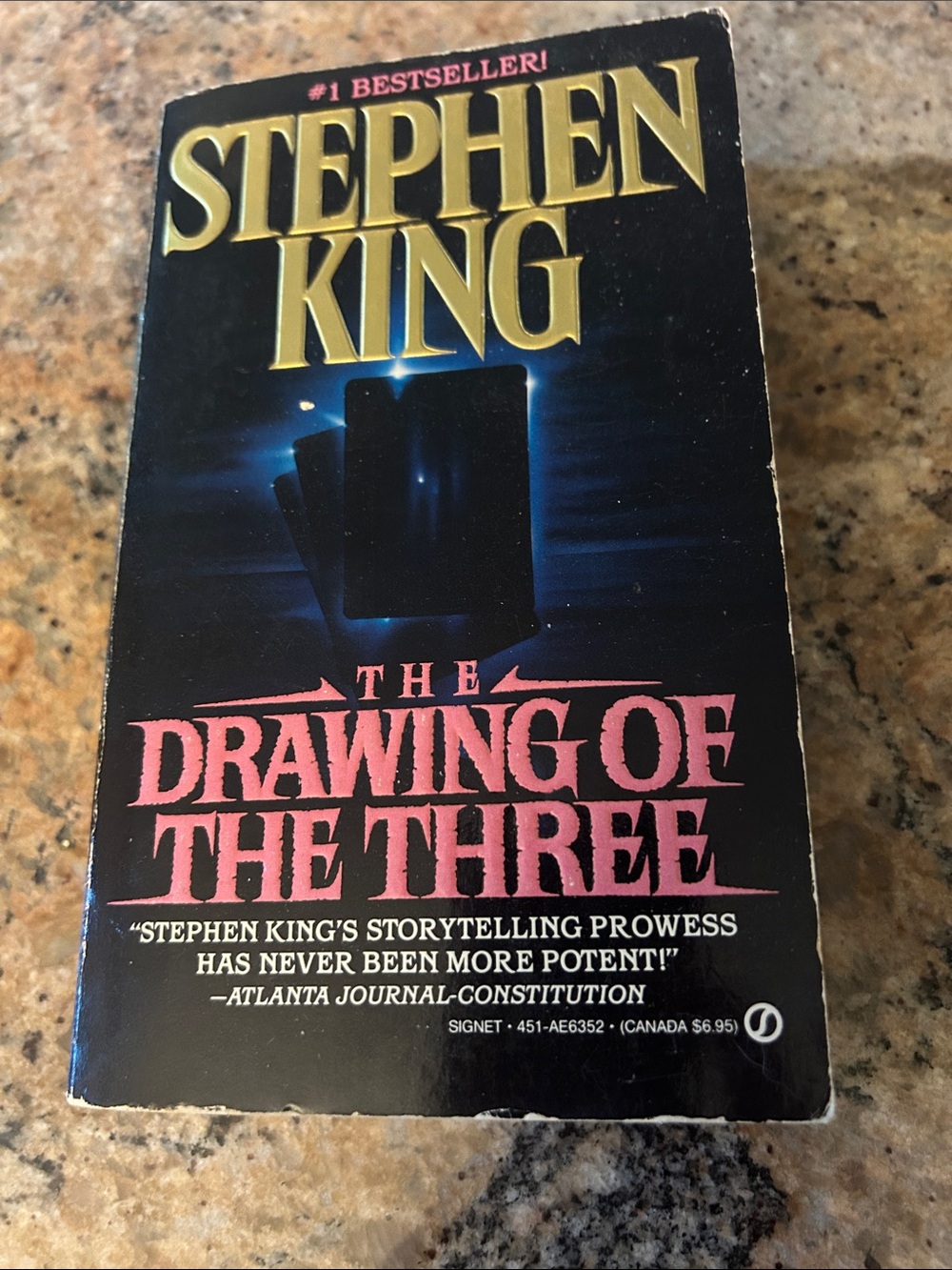 Stephen King "The Drawing of the Three" Paperback - Black & Pink Cover